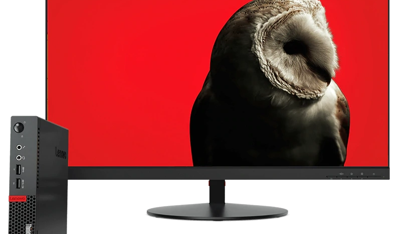 ThinkCentre M 시리즈 초소형 데스크탑: 완벽한 기능의 마이크로 데스크탑